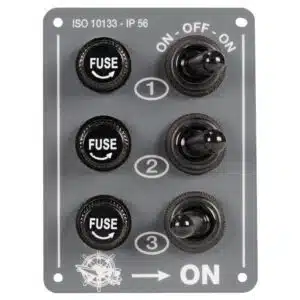 Katkaisijapaneeli 3 kytkintä M14-801-00