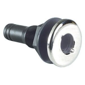 Läpivienti musta muovi 3/4" M17-327-03