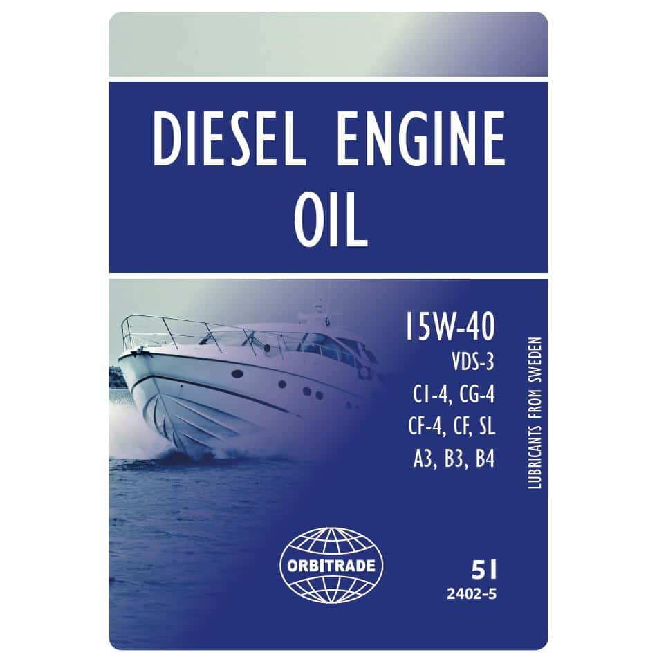 Orbitrade Diesel engine oil 15W40 5L 117-6-2402-5