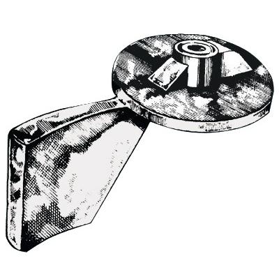 Osculati anodi evä (sinkki) Yamaha 50-90hv 126-1-62470