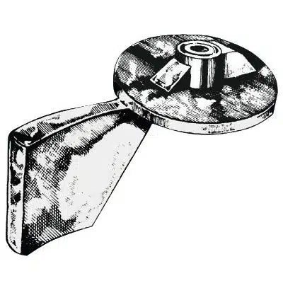 Osculati anodi evä (sinkki) Yamaha 50-90hv 126-1-62470