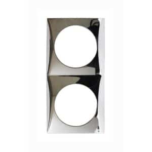Berker Frame double vertical/horizontal mounting chrome 494-918262518