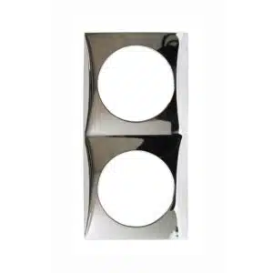 Berker Frame double vertical/horizontal mounting chrome 494-918262518