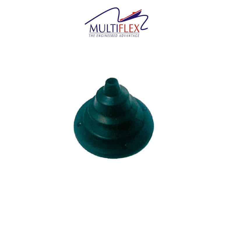 Läpivientikumi kaapelille musta 55x14x65mm 502-GR1602