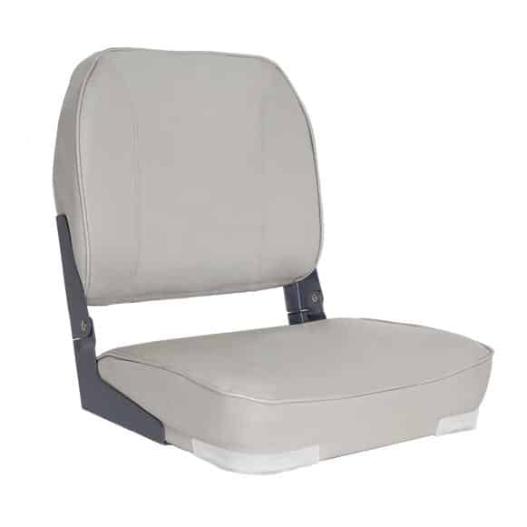 OS DELUXE FOLD DOWN SEAT UPHOLSTERED GREY - Image 4