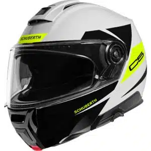 Schuberth moottoripyöräkypärä C5 Eclipse, keltainen / valkoinen
