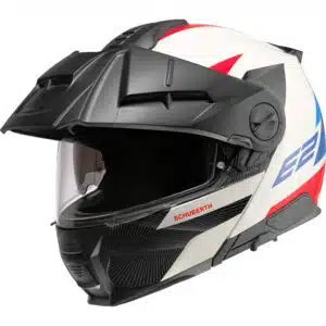 Schuberth E2 moottoripyöräkypärä Defender, valkoinen / sininen