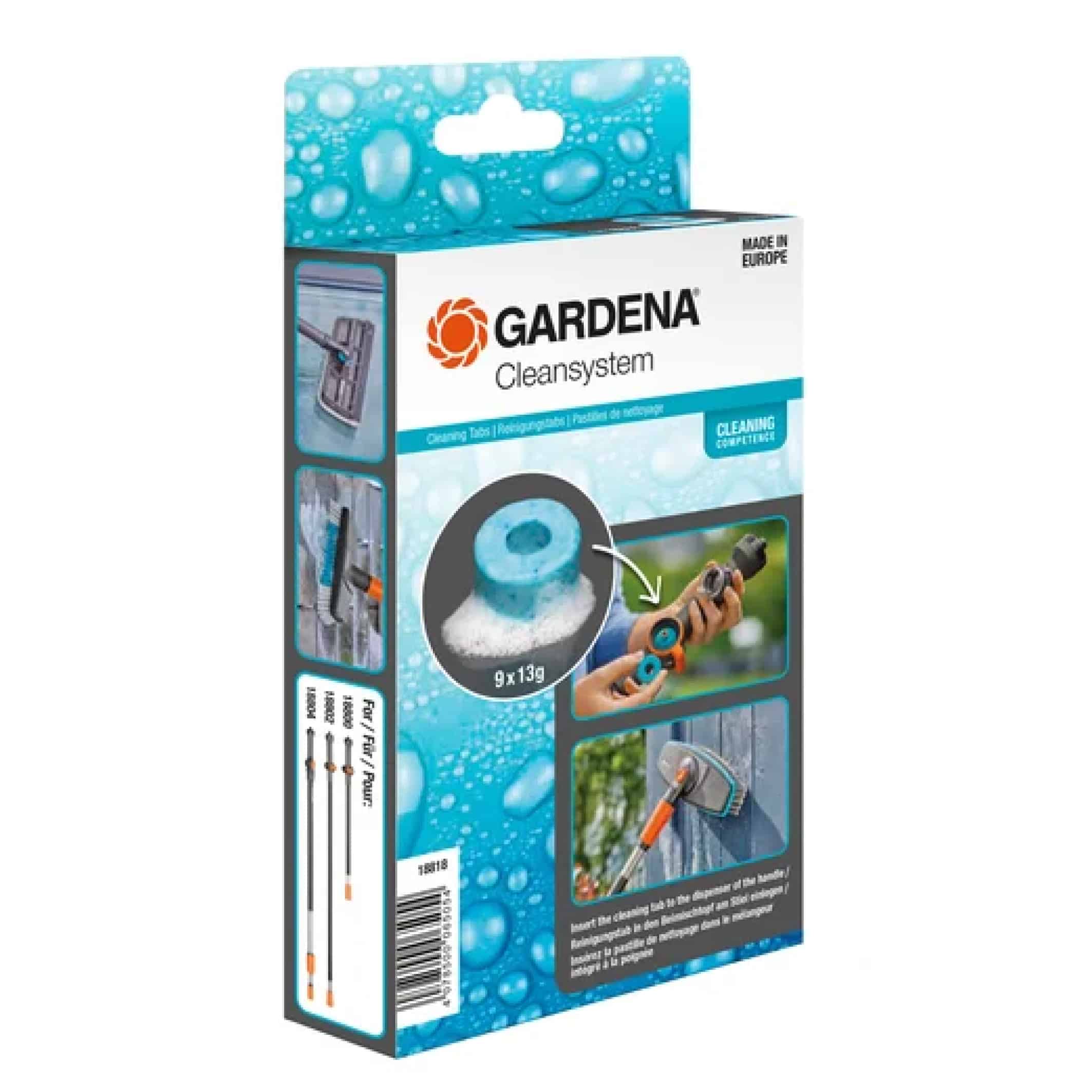 Gardena Cleansystem pesuainetabletit