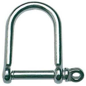 Osculati Wide jaw SS shackle 10 mm M08-325-10