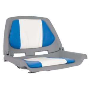 OS FISHERMANS SEAT FOLDING PADDED BLUE/WHITE 131-MA702-21