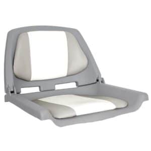 OS FISHERMANS SEAT FOLDING PADDED GREY/WHITE 131-MA702-22
