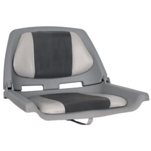 OS FISHERMANS SEAT FOLDING PADDED GREY/CHARCOAL 131-MA702-23