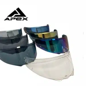 APEX AC500, AT300, AI100 Visor silver mirror pinlock ready 700-9925020-04