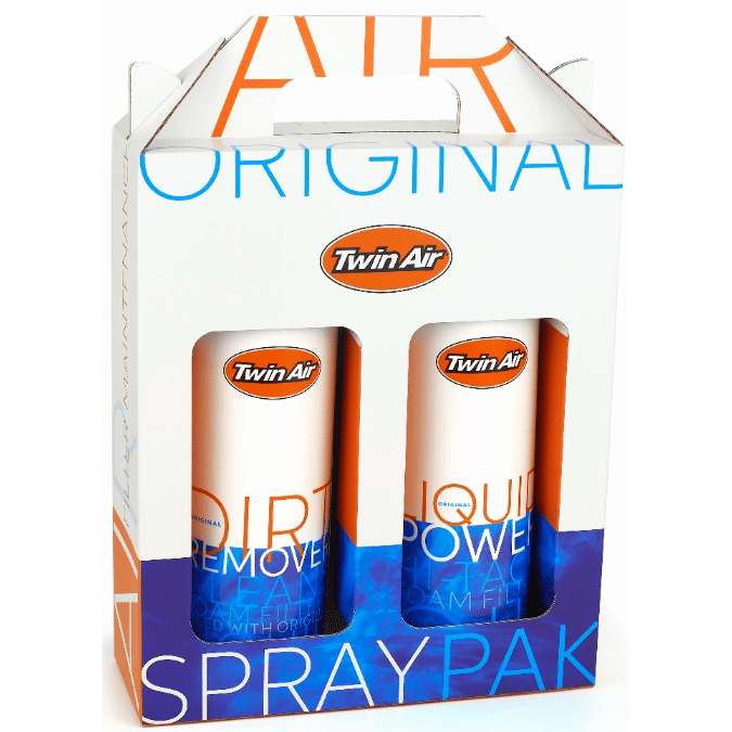 Twin Air Liquid Power Spray + Liquid Dirt Remover Spray Pak (2x500ml) (12) (IMO) 201-15-9007