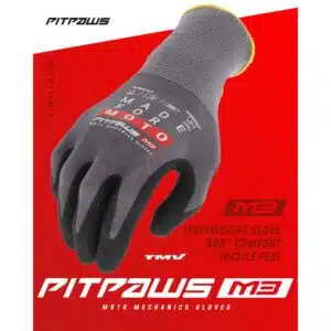 TMV Pitpaws gloves Black "Made for Moto" XXL 391-3691001-11