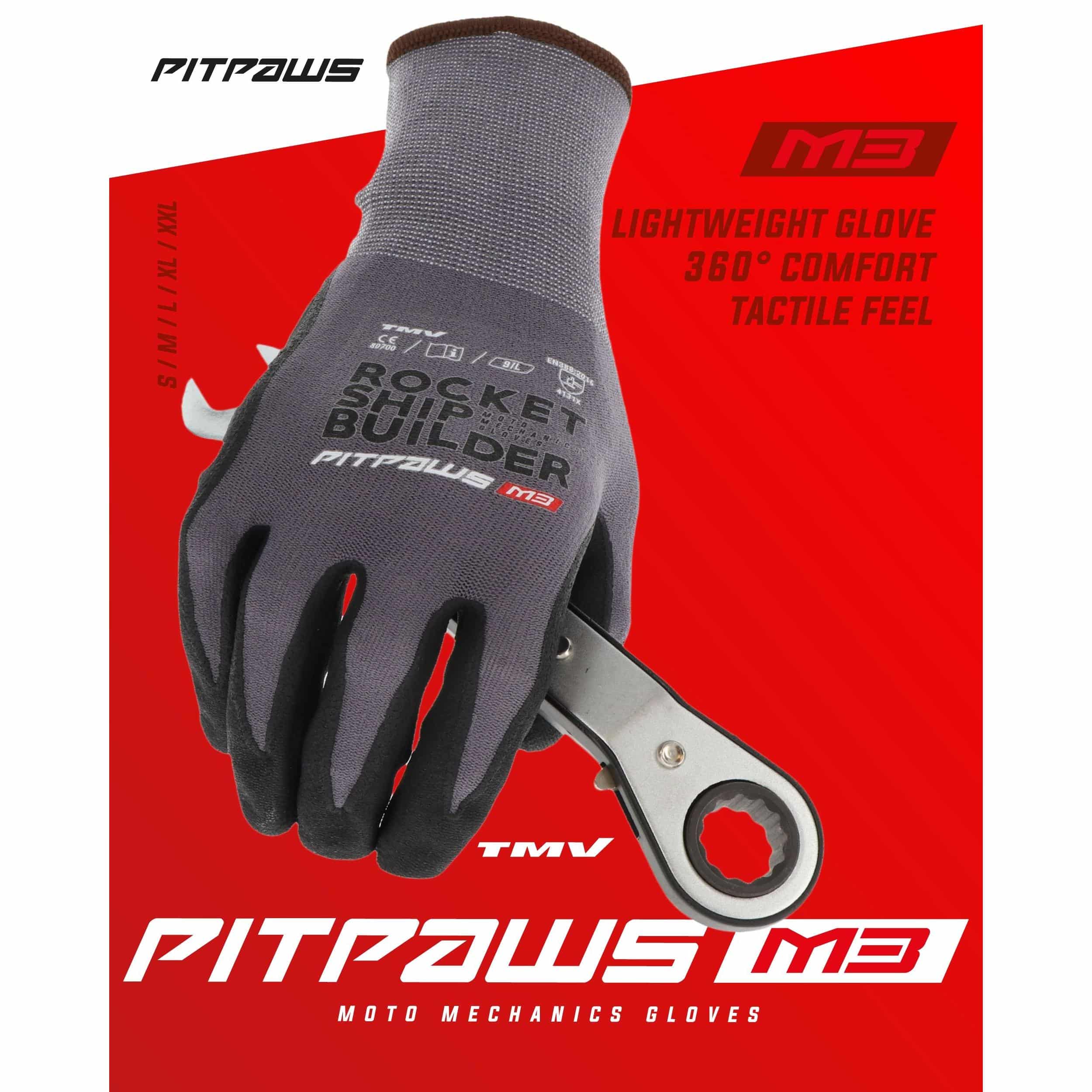 TMV Pitpaws gloves Black "Rocket ship builder" L 391-3691002-09