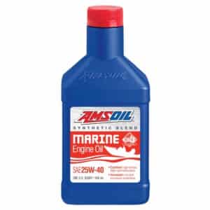 Amsoil 25W-40 Synthetic-Blend Marine Engine Oil 946ml 55-652-001