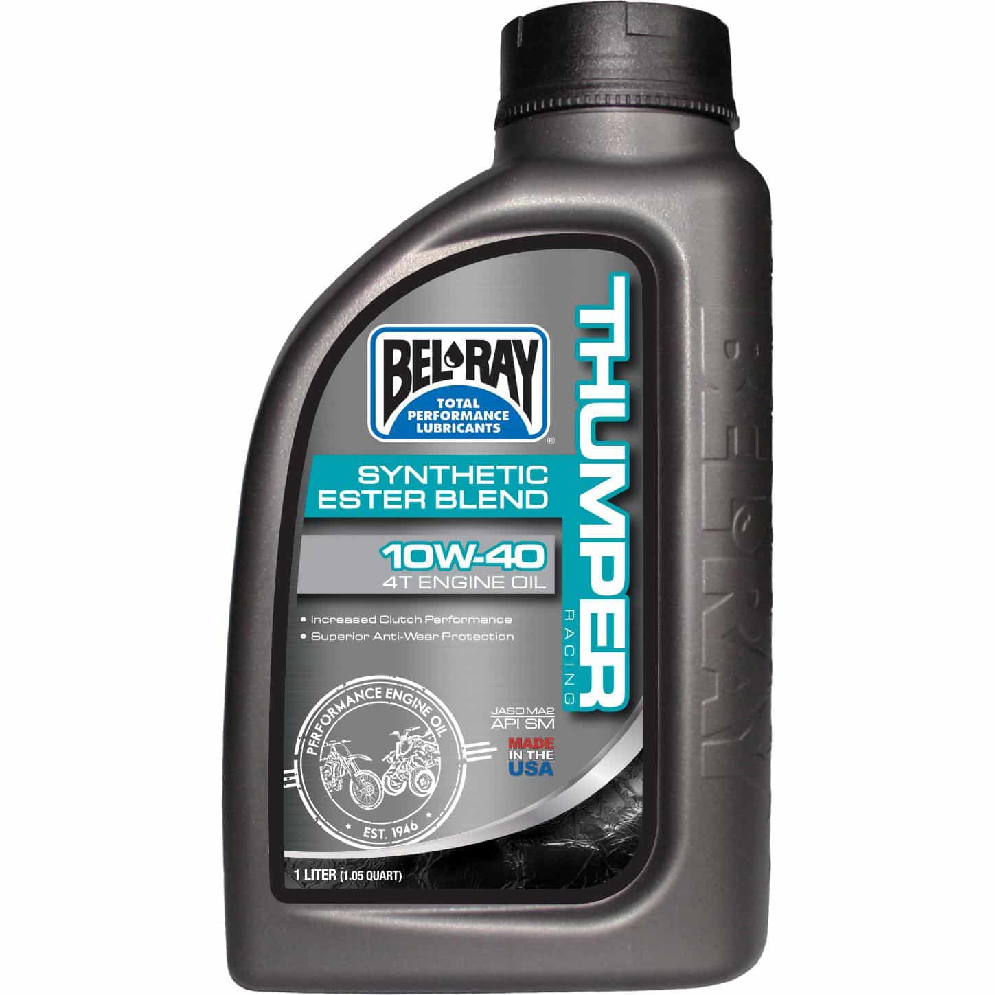 Bel-Ray Thumper Racing 10W-40 Synthetic Ester Blend 4T Engine Oil 1L 55-818-001
