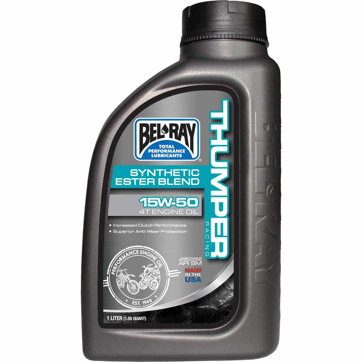 Bel-Ray Thumper Racing 15W-50 Synthetic Ester Blend 4T Engine Oil 1L 55-825-001