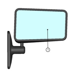 DFK Peili oikea Can-Am Defender, Maverick 1000, Polaris RZR, General, Yamaha Vik 723-002774