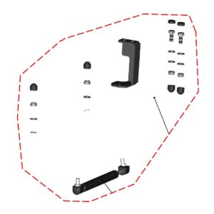 DFK Kaasujousi sis. kiinnityssarja Oikea Polaris Ranger 570 Midsize 2022-> 723-32S09U02-50M027