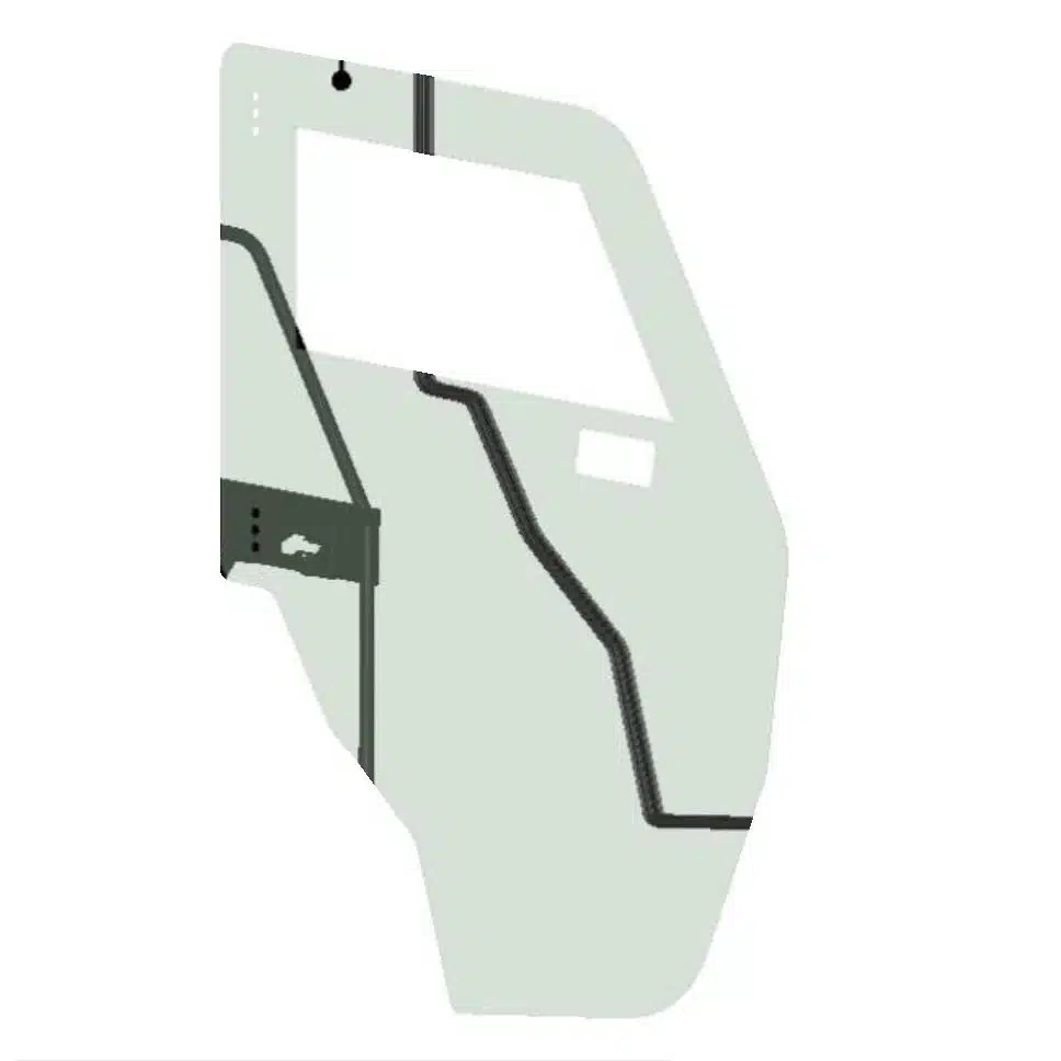 DFK Polykarbonaattipaneeli Vasen Yamaha Wolverine X2 -2020 723-41S08U01-40-001