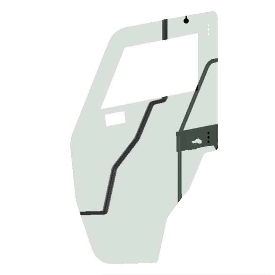 DFK Polykarbonaattipaneeli Oikea Yamaha Wolverine X2 -2020 723-41S08U01-50-001