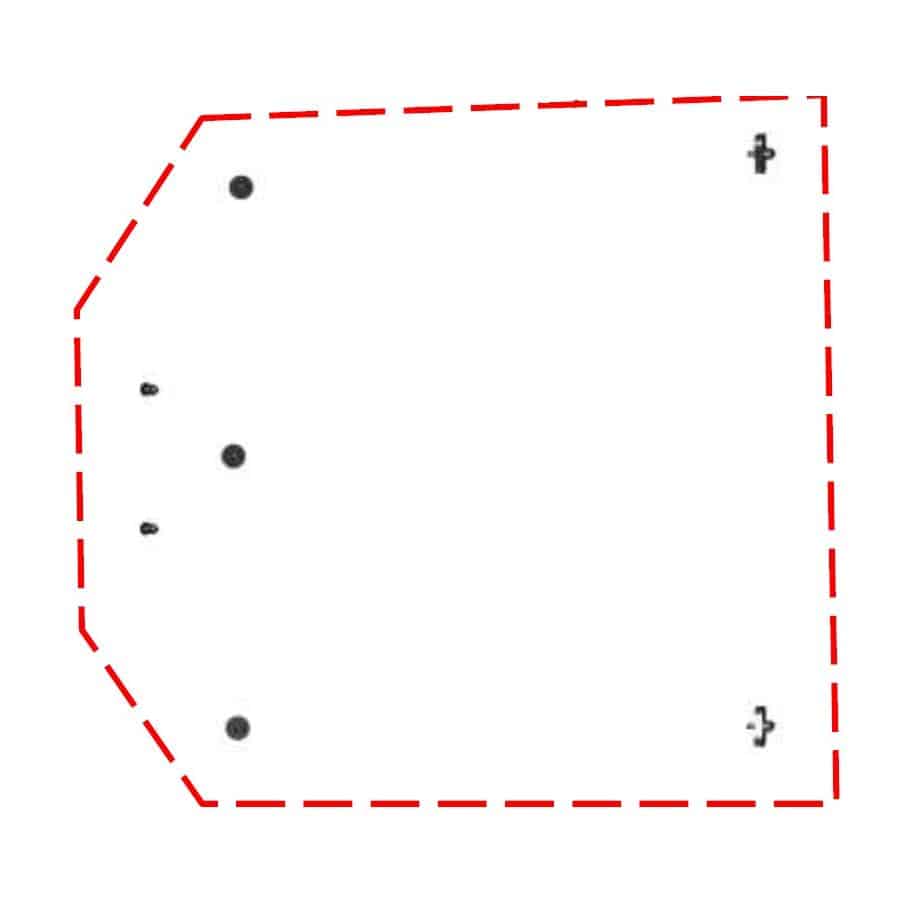 DFK Katon asennussarja Can-Am Traxter 723-52S03U05-30PKM001