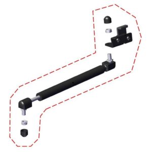 DFK Oven Kaasusylinteri t&auml;ydellinen Vasen Can-Am Traxter 723-52S03U05-40M010