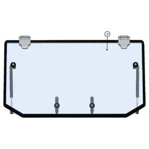 DFK Etulasi kokoonpano Can-Am Maverick Trail 723-52S05U01-10M008
