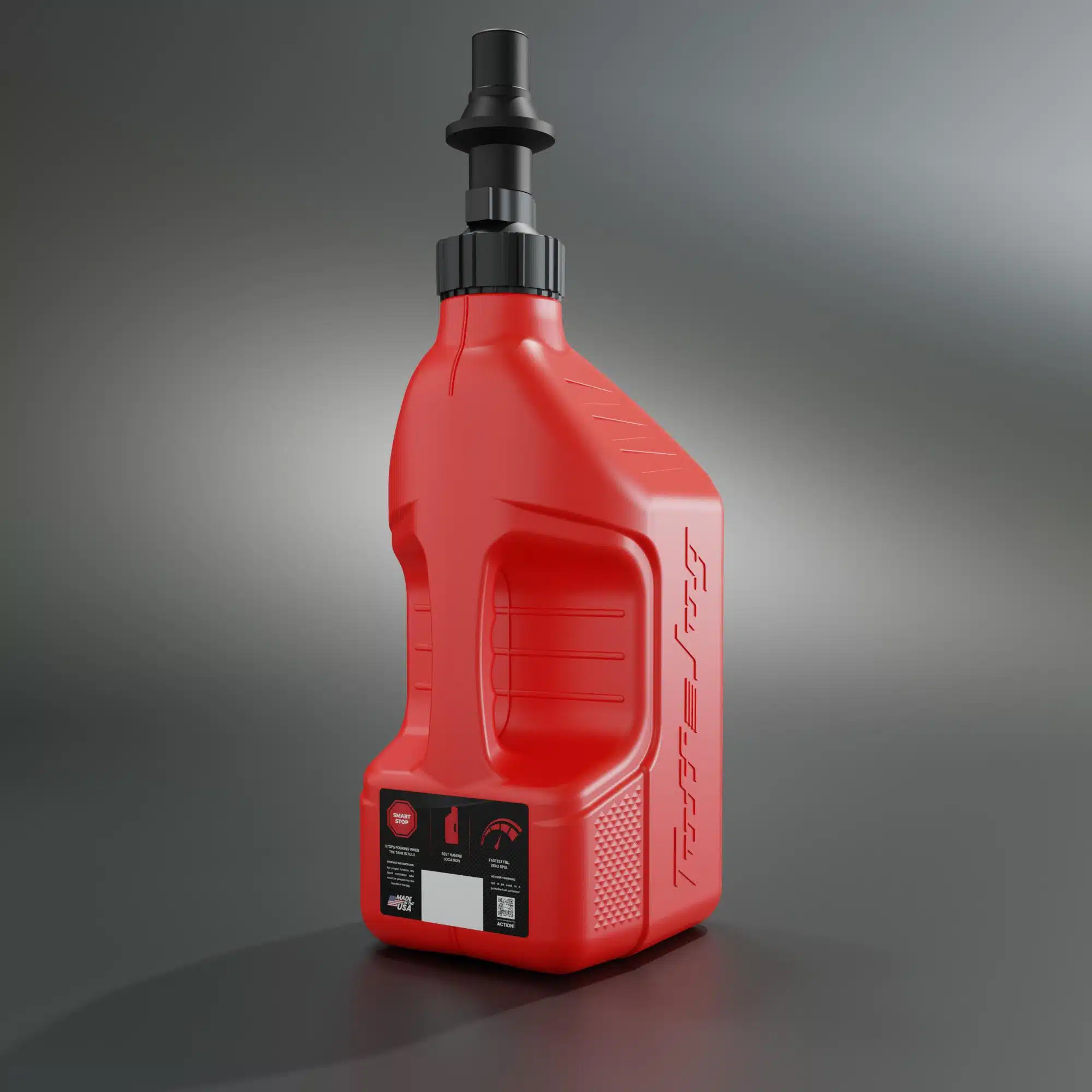 Tuff Jug Kanisteri 10L punainen, Ripper-korkki musta (GEN 3)