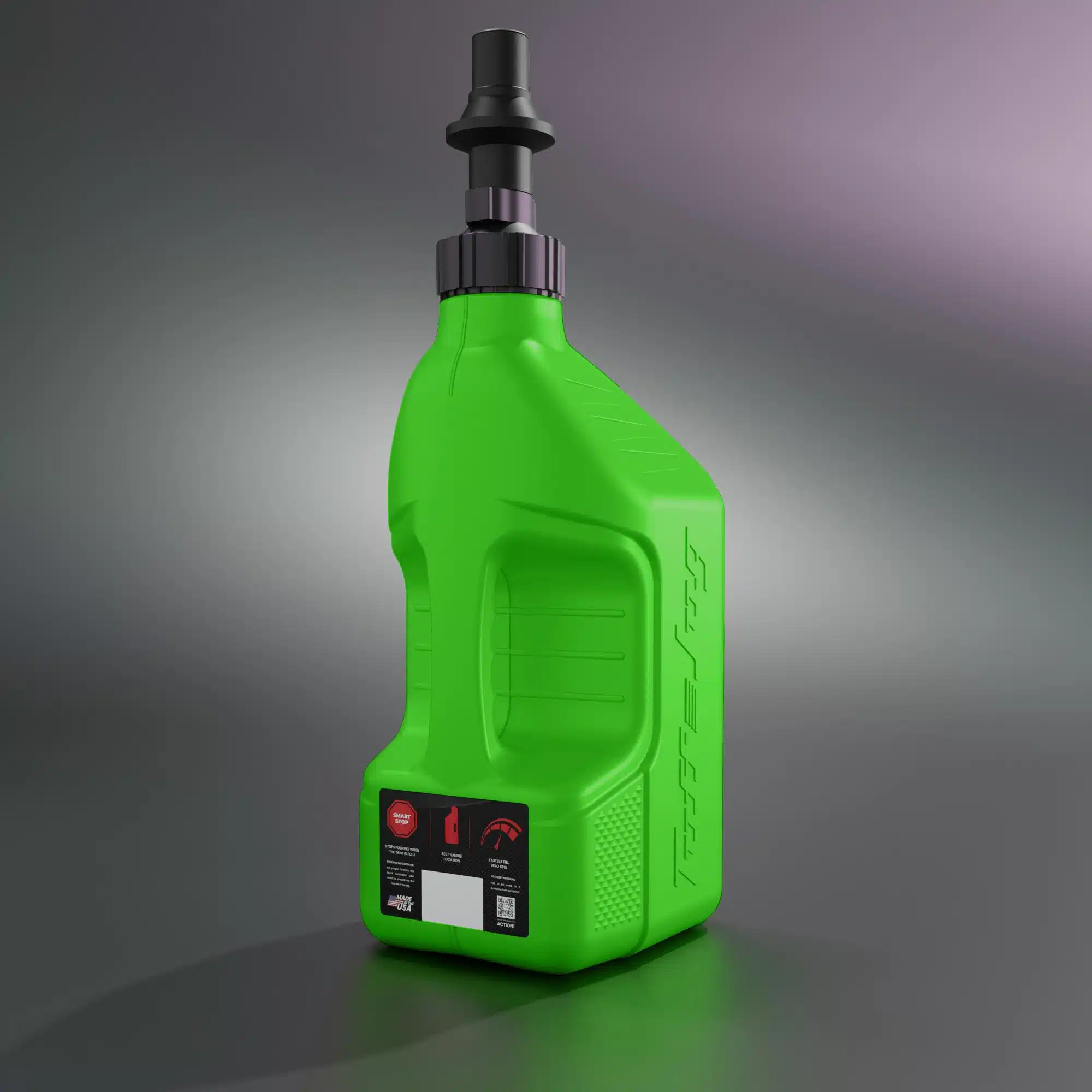 Tuff Jug Kanisteri 10L vihreä, Ripper-korkki musta (GEN 3)