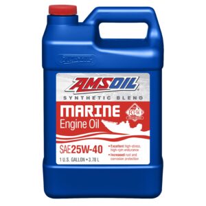 Amsoil 25W-40 Synthetic-Blend Marine Engine Oil 3,78L 55-652-004