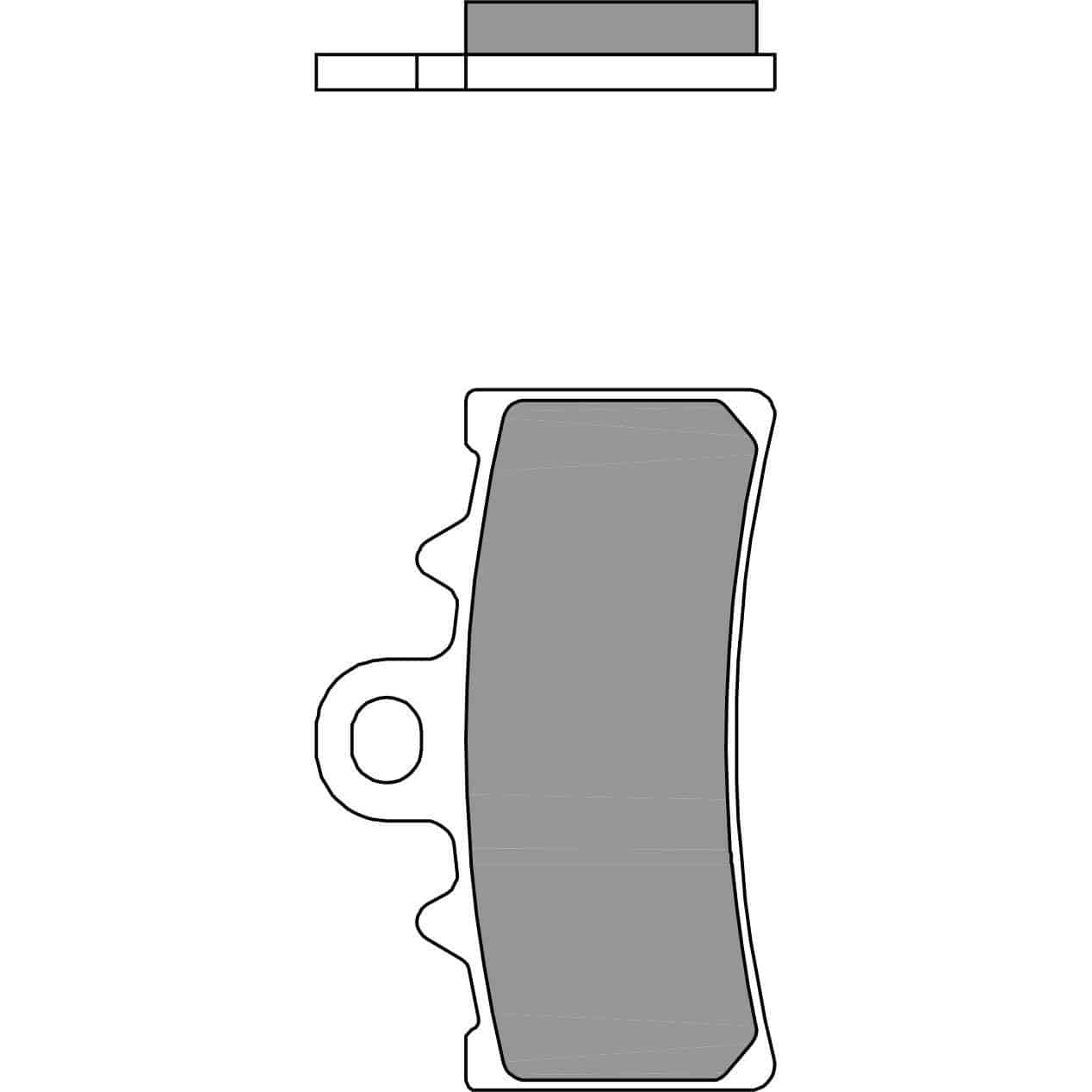 Brembo Jarrupalat Carbon-Ceramic 231-GR18CC