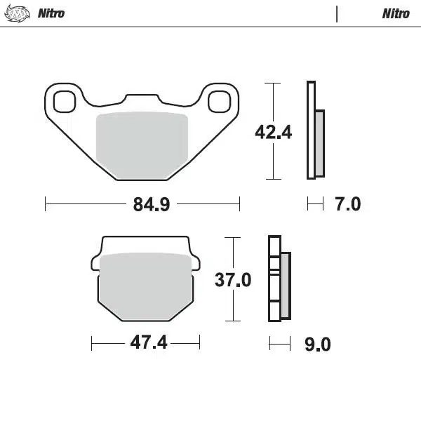 Moto-Master Jarrupalat Kawasaki: KX80/100 <1996, KDX125 <2003, Suzuki: RM80/85 < 235-090121