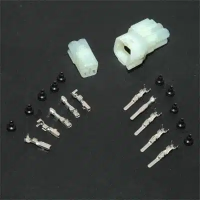 Electrosport 4-napainen neliönm. vesitiivis liitinsarja Kirkas 110-10-0154