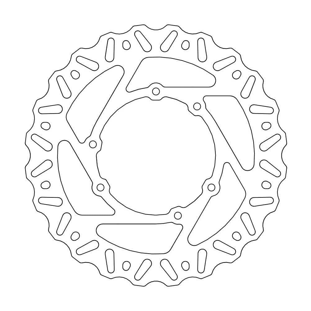 Moto-Master Jarrulevy CR/CRF eteen Nitro 235-110355