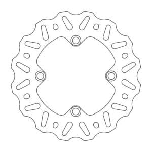 Moto-Master Nitro Jarrulevy taakse KX85 235-110361