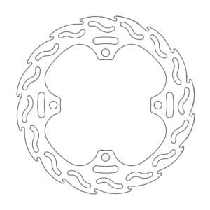 Moto-Master Flame Jarrulevy taakse Honda CR 125/250 235-110383