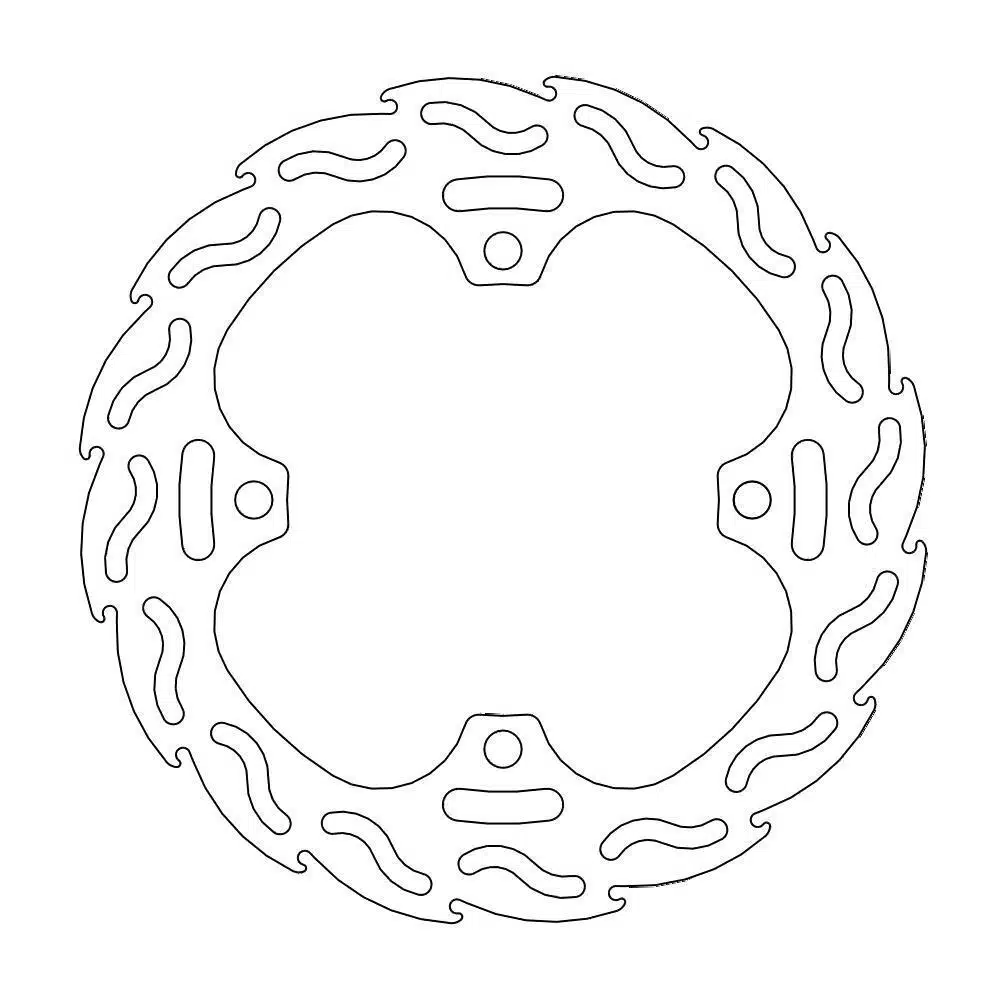 Moto-Master Flame Jarrulevy taakse Honda CR 125/250 235-110383