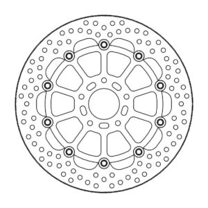 Moto-Master Halo Jarrulevy eteen KTM: 790/890 Duke 235-112320