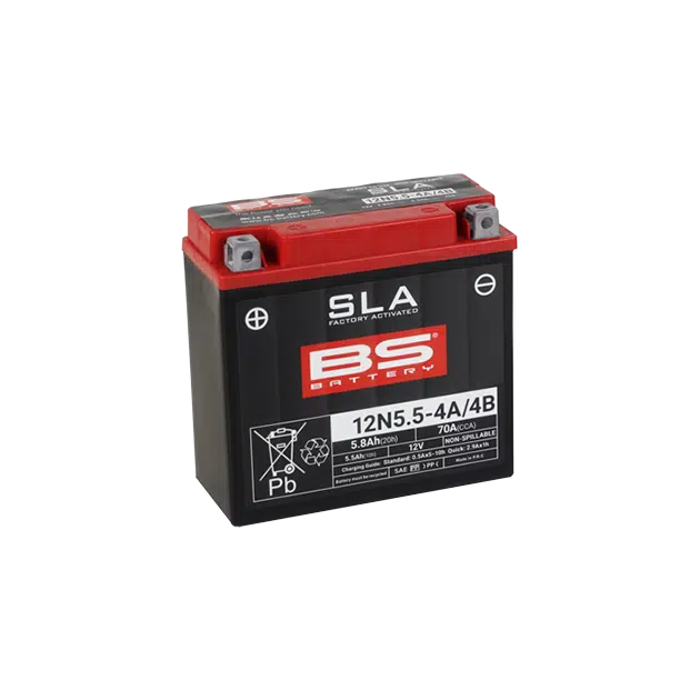 BS Battery 12N5.5-4A/4B (FA) SLA - Sealed & Activated 140-300841