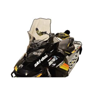 Powermadd Tuulilasi, Ski-Doo Gen4 Korkea 22&Prime;, Kirkas/Mustalla grafiikalla 862-13640
