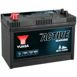 Yuasa M31-100S Active Marine Start Battery 12V 100Ah 750A Huom.Rullakkorahti (12 145-YBXM31R-100