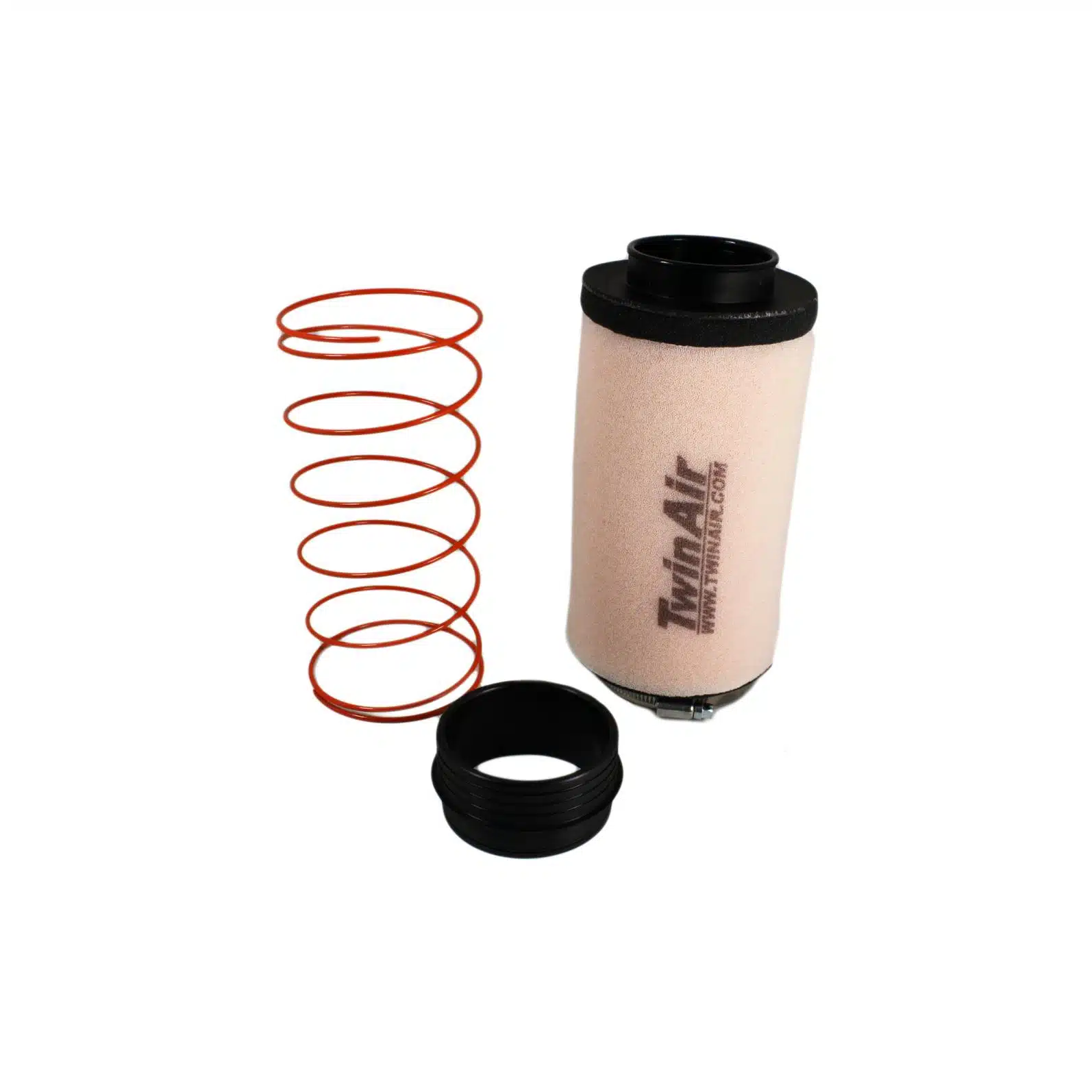 Twin Air Ilmansuodatin (FR) + Spring Polaris 850 09-..1000XP 15-.. (w/Rub 63mm) 201-15-6090P