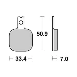 Sbs Jarrupalat Carbon Tech Taakse 23-656RQ