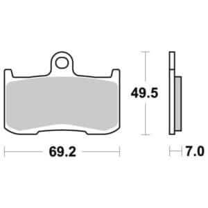 Sbs Jarrupalat Evo Sinter 23-782SP