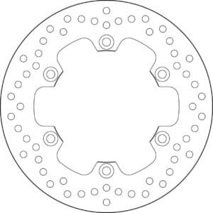 Brembo Serie Oro jarrulevy 232-68B407M5