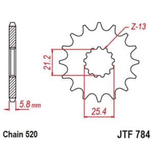 JT Eturatas JTF784.15RB 274-F784-15RB
