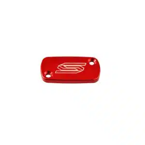 Scar Front Brake Reservoir Cover - Honda/Beta Red color 430-2801